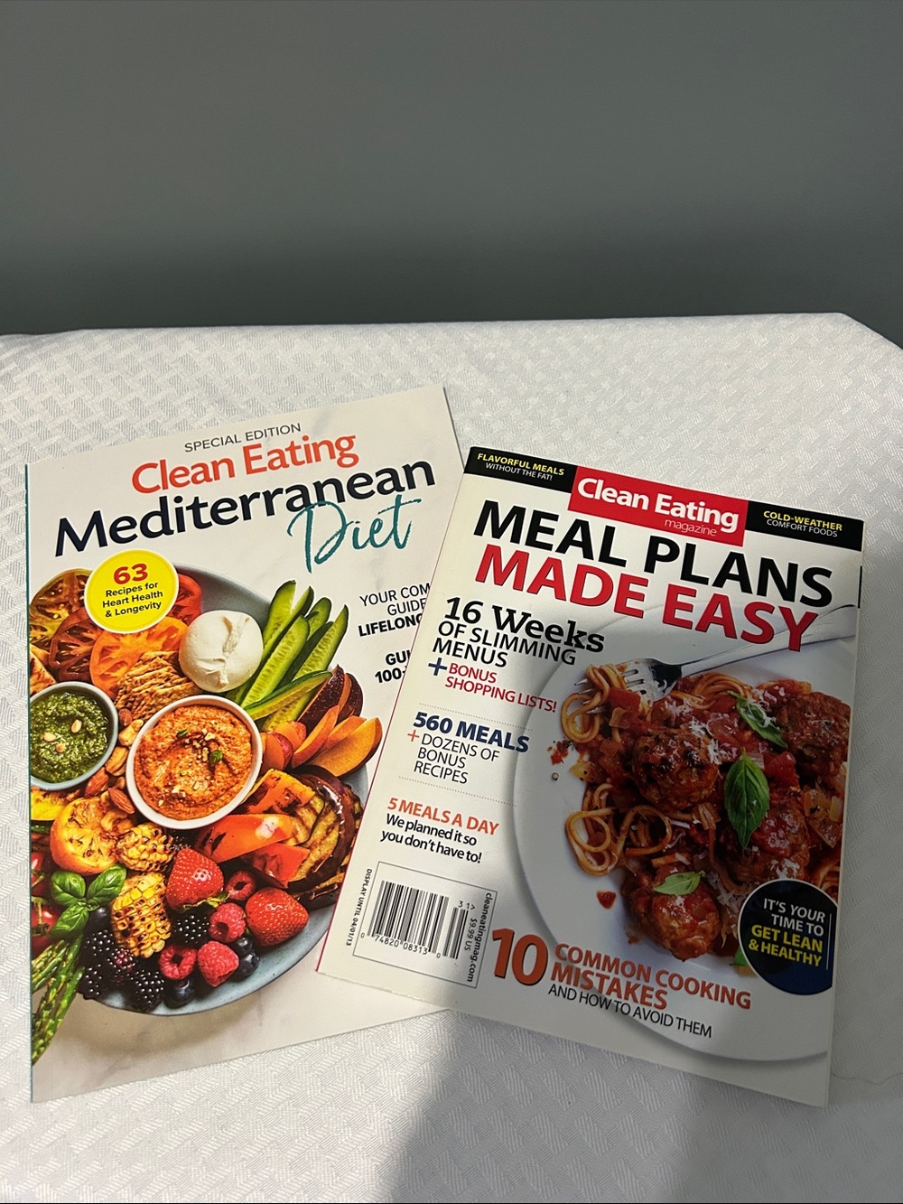 Clean Eating magazines